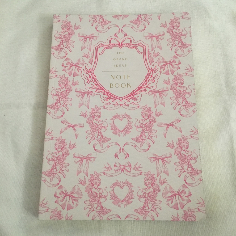Cherub Pink Patterned Notebook